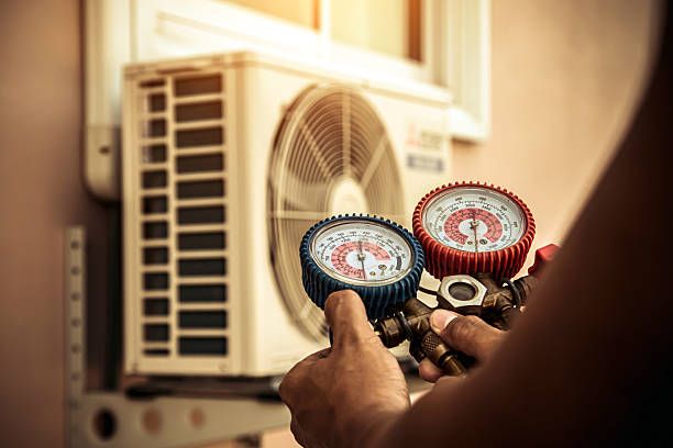 Professional Heat Pump Repair technician working in Sturgis, MI